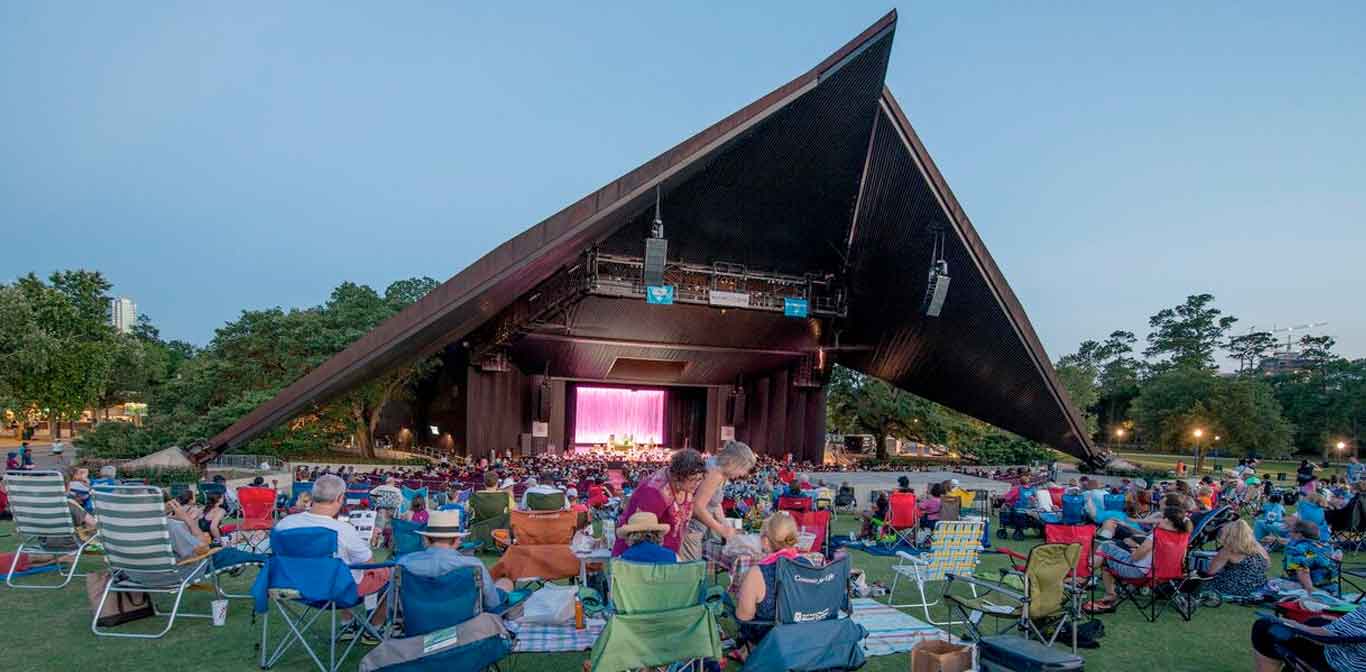 Miller Outdoor Theatre Location, Map, and Parking Houston